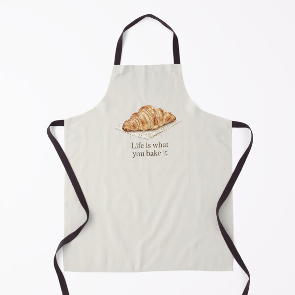 Item preview, Life is What You Bake It – Elegant Croissant Bakery Aesthetic designed and sold by Verycutethings.