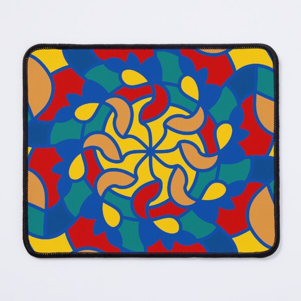 Item preview, A mandala wheel with vivid colors designed and sold by Provinces de France.