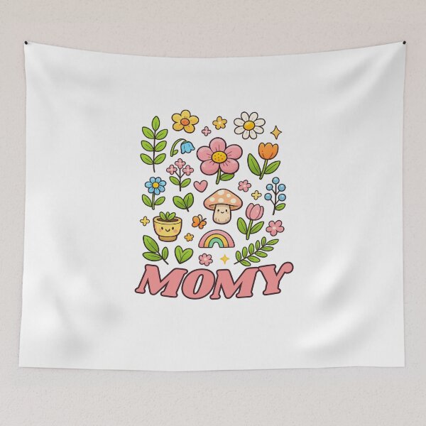 Item preview, Cute Momy Floral Cartoon – Mother’s Day Art designed and sold by LuveraxArt.