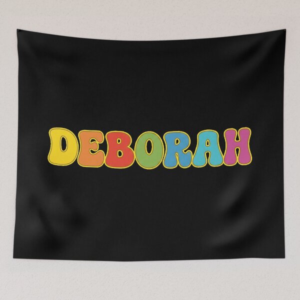 Item preview, ❤️ Deborah Personalized Name Wavy Retro Shirt, Coffee Mug, Sticker Gift designed and sold by HelixPedia.