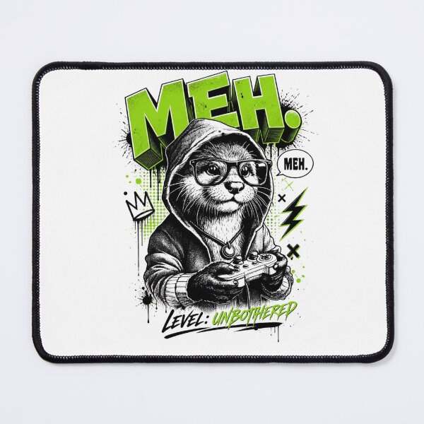 Item preview, Meh cat designed and sold by Hadderstyle.