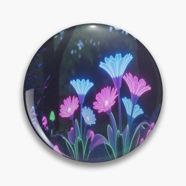 Item preview, Futuristic Rainforest - Neon Vines & Holographic Animals - Cyberpunk Aesthetic - Dark Teal & Pink Lighting designed and sold by M&M Lifestyle Hub.