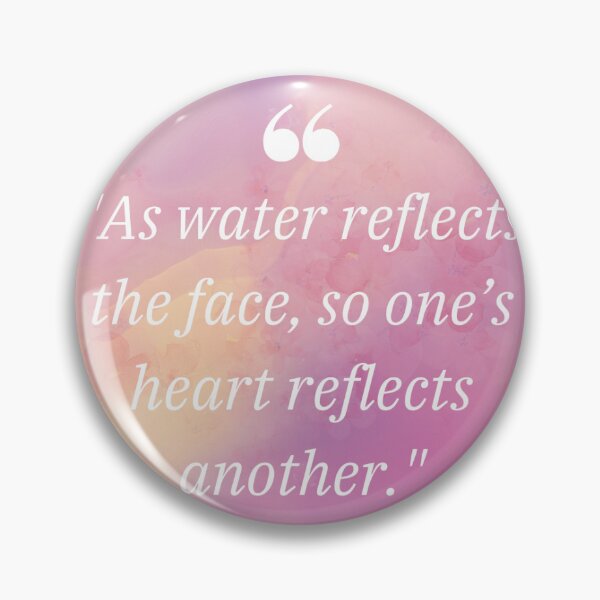 Item preview, As water reflects quote designed and sold by Meaningifts.