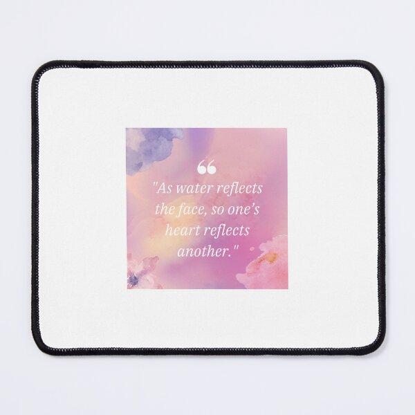 Item preview, As water reflects quote designed and sold by Meaningifts.