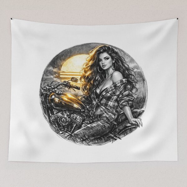 Item preview, "Biker Rebels: The Feminine Elegance" designed and sold by CHRIST5000.