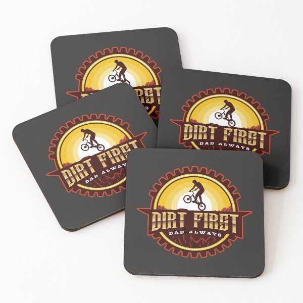 Item preview, Dirt First, Dad Always - MTB Dad designed and sold by GreyTee.