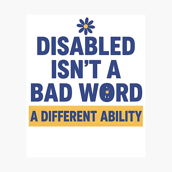 Item preview, Disability Awareness Disabled Isnt A Bad Different designed and sold by LuminOrb.