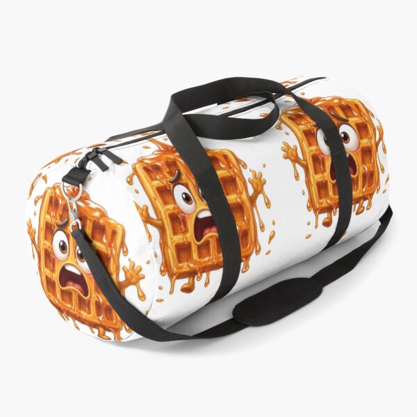 Item preview, Terrified Waffle Cartoon Character Drenched in Syrup designed and sold by jgvisualarts.