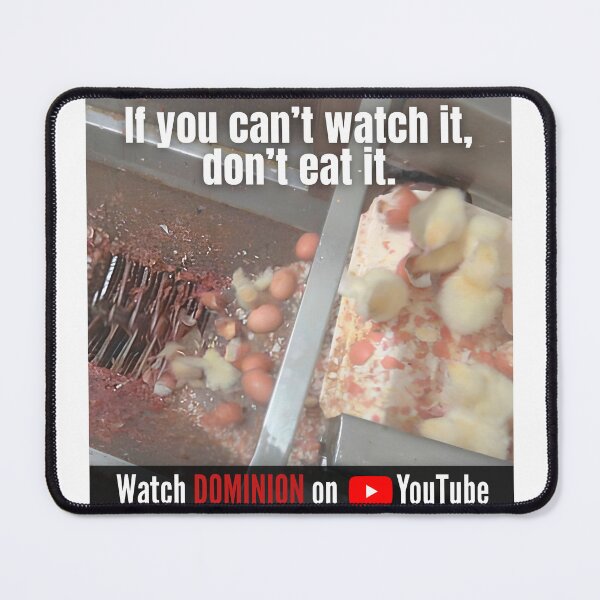 Item preview, If you can’t watch it, don’t eat it. Watch Dominion on YouTube. Vegan sticker designed and sold by vegan4lyfe.