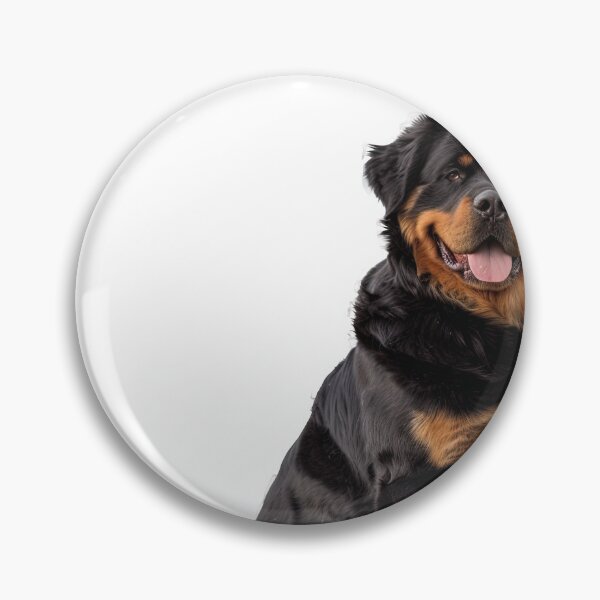 Item preview, Realistic Rottweiler Dog Sticker | Powerful Loyal Guardian Breed Portrait | Protective Dog Lover Gift 002 designed and sold by TheTodayTribe.