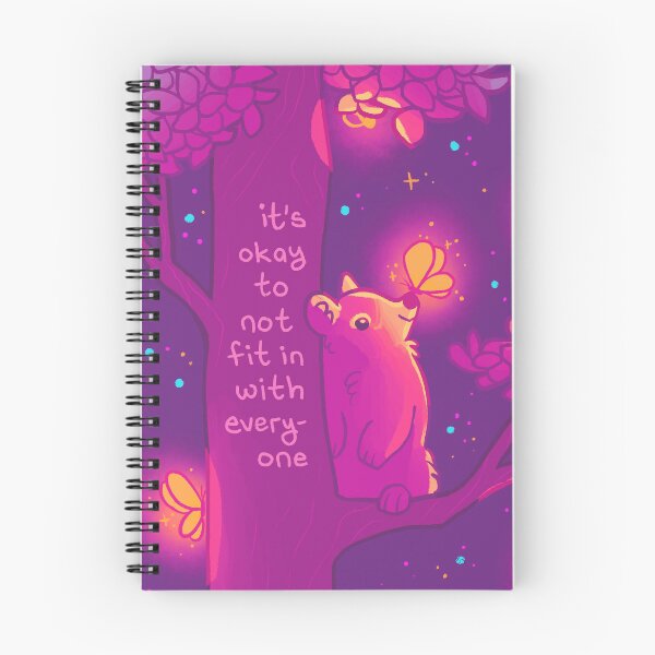 Item preview, "It's Okay to Not Fit In" Bear and Fireflies designed and sold by thelatestkate.