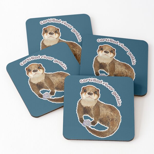 Item preview, Kelpie the Otter is a Certified River Goblin designed and sold by Blackberries & Moss.