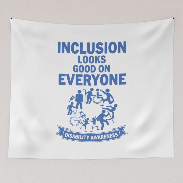 Item preview, Disability Awareness Inclusion Looks Good designed and sold by LuminOrb.