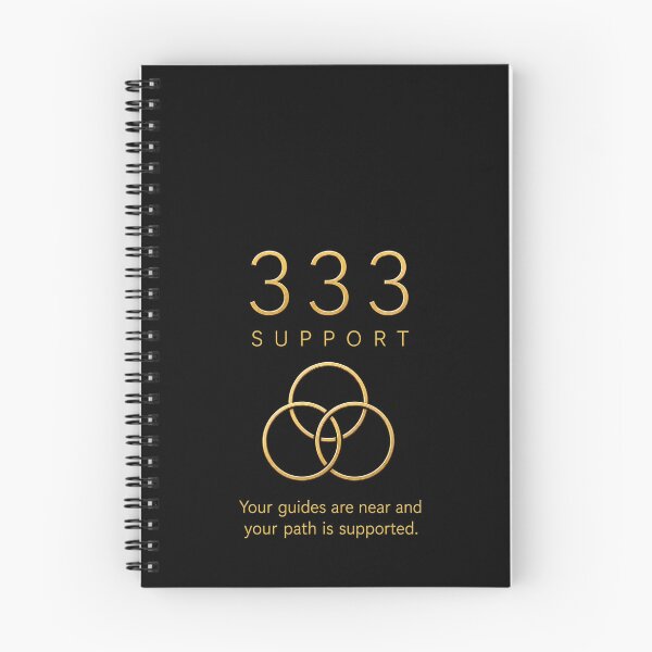 Artikelvorschau, Golddesign mit der Engelszahl 333 entworfen und verkauft von CMYKStudio.