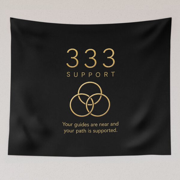 Item preview, 333 Angel Number gold design designed and sold by CMYKStudio.