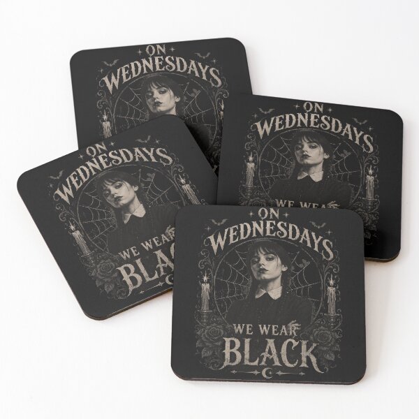 Item preview, On Wednesdays We Wear Black Gothic Retro Quote Design . designed and sold by Anime-Clothes1.
