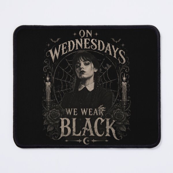 Item preview, On Wednesdays We Wear Black Gothic Retro Quote Design . designed and sold by Anime-Clothes1.
