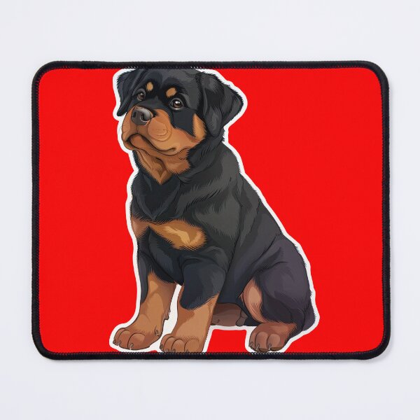 Item preview, Realistic Rottweiler Dog Sticker | Powerful Loyal Guardian Breed Portrait | Protective Dog Lover Gift 003 designed and sold by TheTodayTribe.