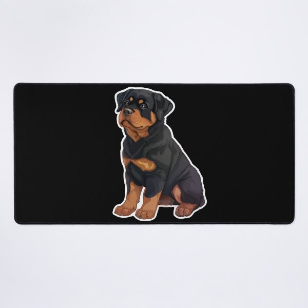Item preview, Realistic Rottweiler Dog Sticker | Powerful Loyal Guardian Breed Portrait | Protective Dog Lover Gift 003 designed and sold by TheTodayTribe.