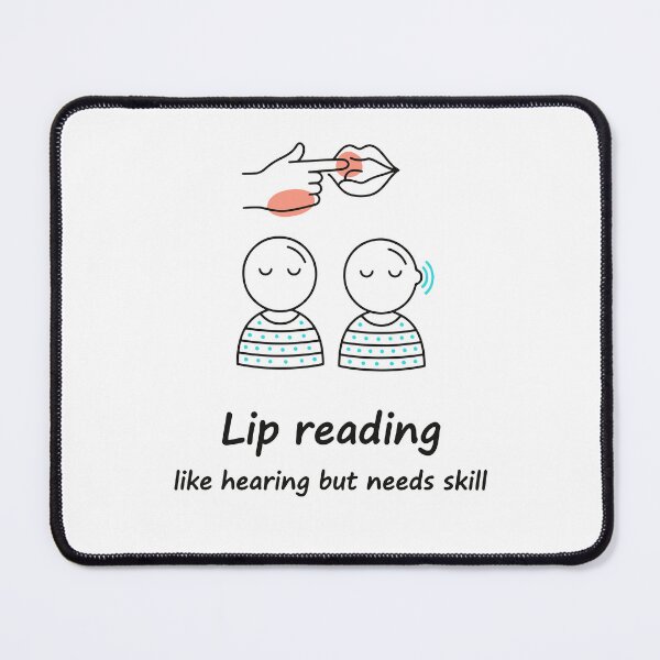 Item preview, Disability Awareness Lip Reading Hearing But Needs designed and sold by LuminOrb.