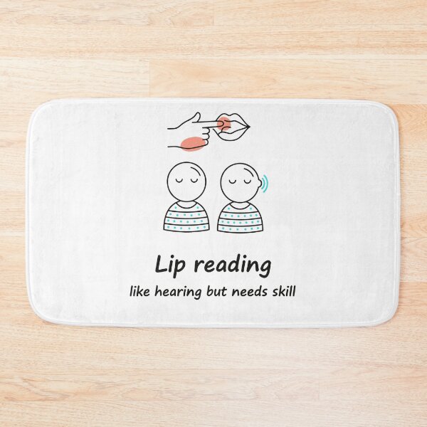 Item preview, Disability Awareness Lip Reading Hearing But Needs designed and sold by LuminOrb.