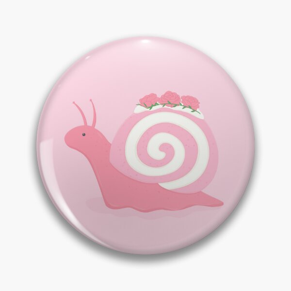 Item preview, Rose Cake Roll Snail designed and sold by Meg's Sketchbook.