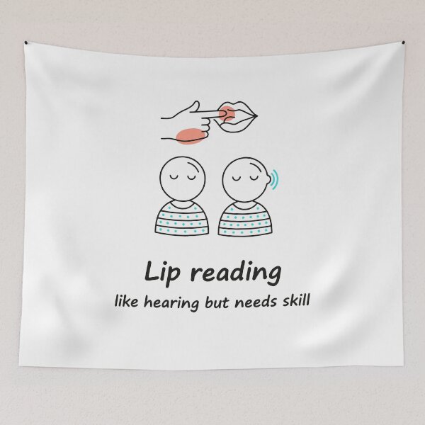 Item preview, Disability Awareness Lip Reading Hearing But Needs designed and sold by LuminOrb.