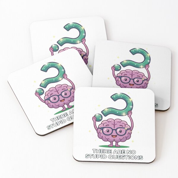 Item preview, Teacher Gift No Stupid Questions Funny Brain Science Humor designed and sold by AkDesign022.