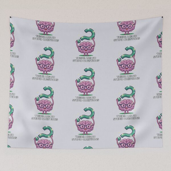Item preview, Teacher Gift No Stupid Questions Funny Brain Science Humor designed and sold by AkDesign022.