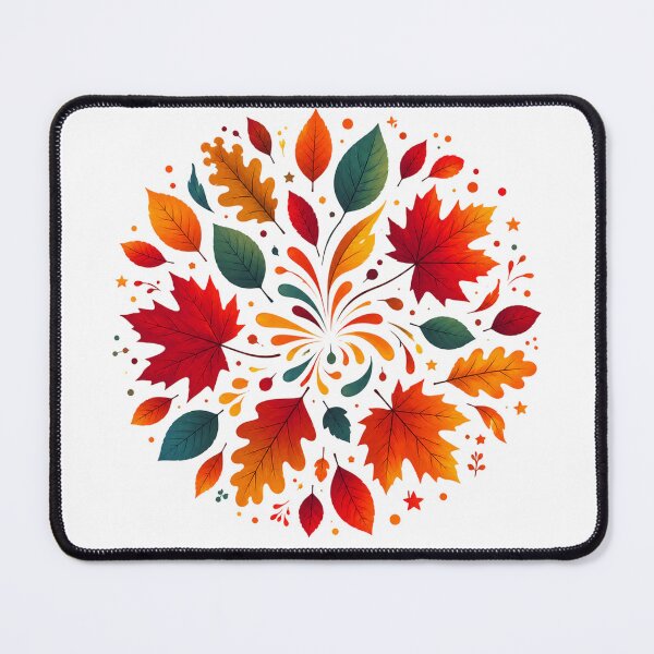 Item preview, Colorful Autumn Leaves Watercolor designed and sold by PetalGarden.