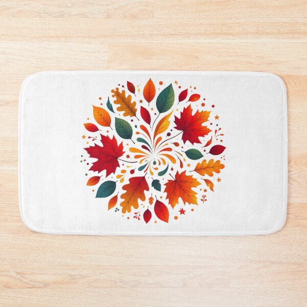 Item preview, Colorful Autumn Leaves Watercolor designed and sold by PetalGarden.