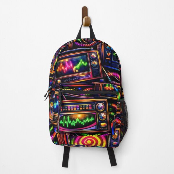 Item preview, Psychedelic Vintage Radio Wave Pattern designed and sold by ITSimagination.