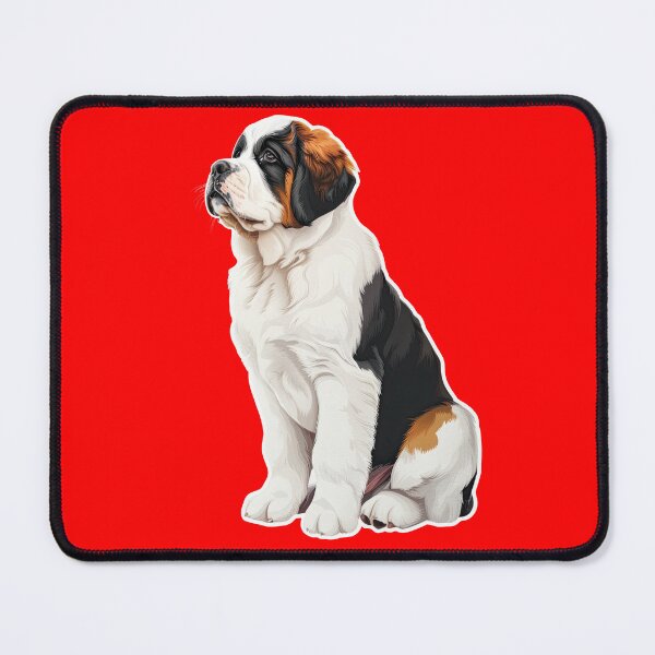 Item preview, Saint Bernard Dog Sticker | Puppy Portrait | Dog Mom Gift 007 designed and sold by TheTodayTribe.