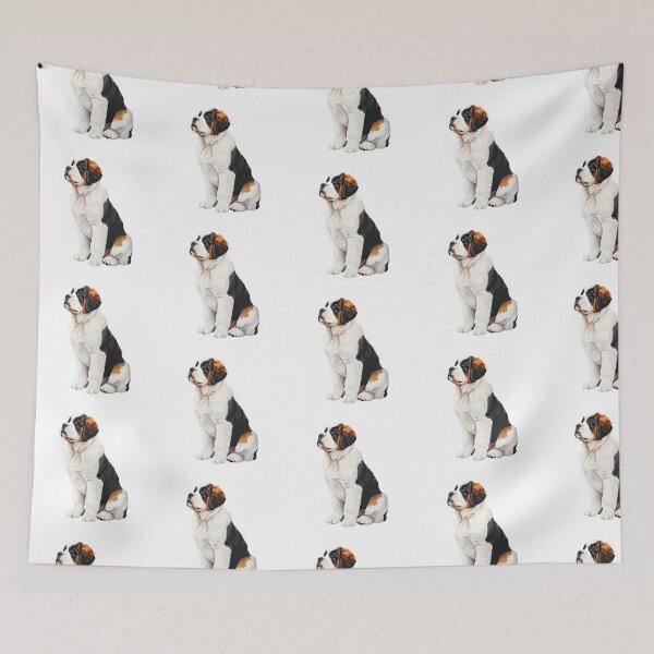 Item preview, Saint Bernard Dog Sticker | Puppy Portrait | Dog Mom Gift 007 designed and sold by TheTodayTribe.