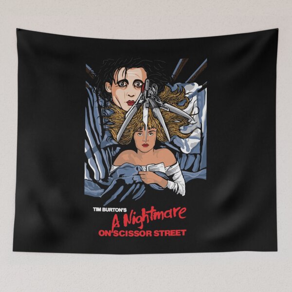 Item preview, A Nightmare on Scissor Street - Gothic Cinema Mashup designed and sold by MrGlayga.