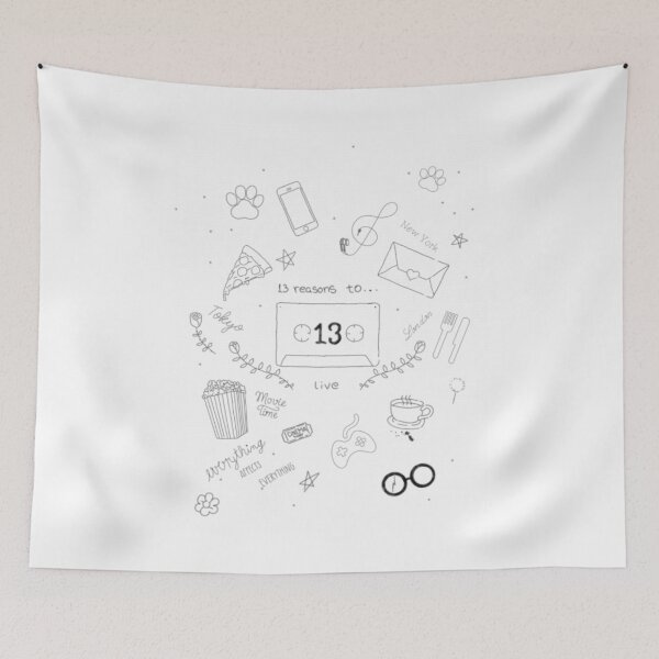 Item preview, Simple Joys - 13 Reasons to Live Positivity Graphic designed and sold by MrGlayga.