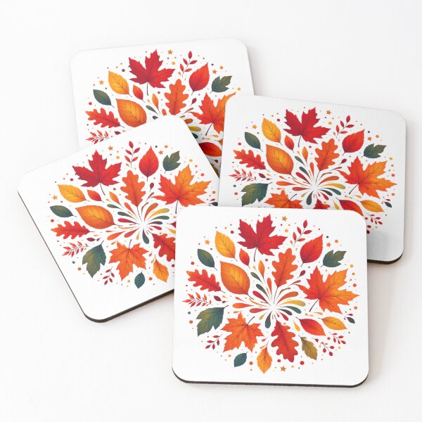 Item preview, Colorful Autumn Leaves Watercolor designed and sold by PetalGarden.