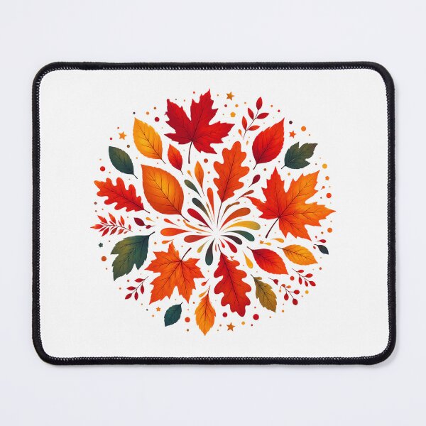 Item preview, Colorful Autumn Leaves Watercolor designed and sold by PetalGarden.