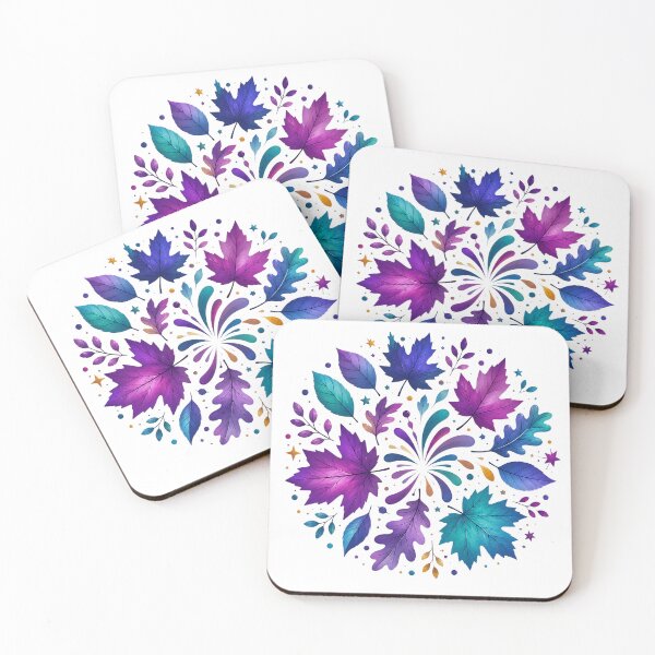 Item preview, Neon Autumn Leaves designed and sold by PetalGarden.