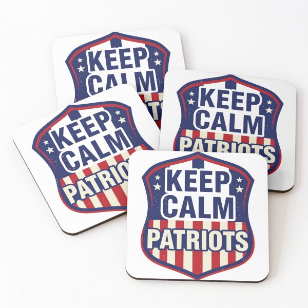 Item preview, Keep Calm Patriots Vintage Redbubble Design designed and sold by Odd Little Studio.