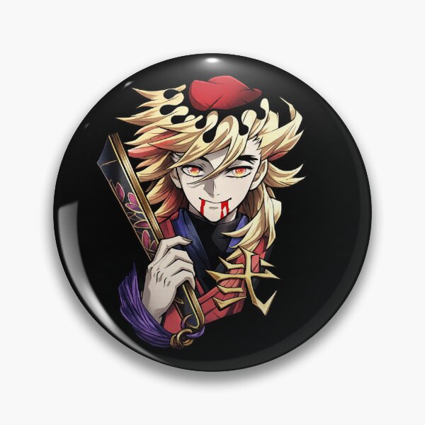 Item preview, Douma Upper Moon Two Anime Portrait designed and sold by AllGBlArt.