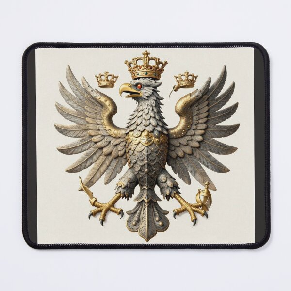 Item preview, Sovereign Illyrian Eagle with Triple Golden Crowns designed and sold by TaBogroupsRed.