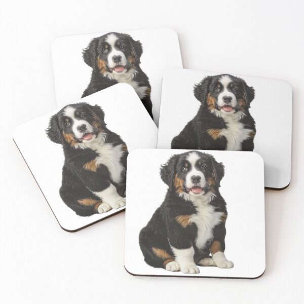 Item preview, Bernese Mountain Dog Portrait Sticker | Realistic Gentle Giant Dog Art | Pet Lover Gift designed and sold by TheTodayTribe.