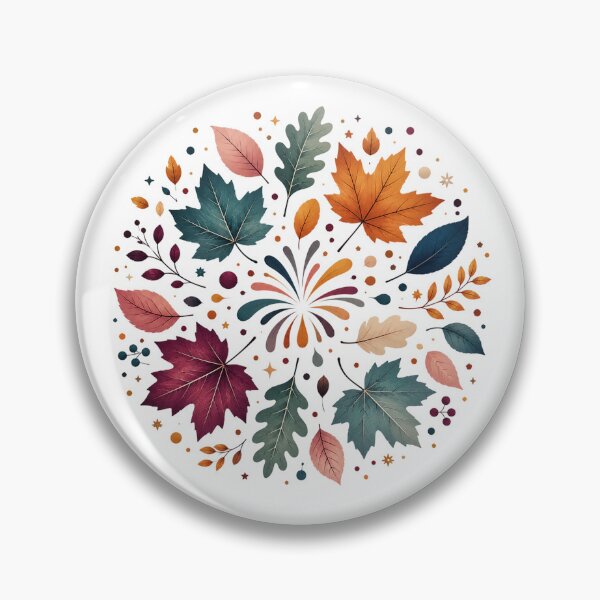 Item preview, Elegant Autumn Leaves Wreath designed and sold by PetalGarden.