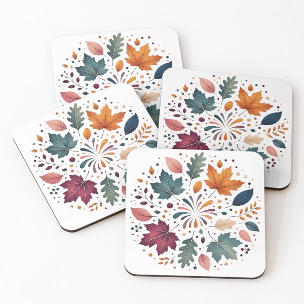 Item preview, Elegant Autumn Leaves Wreath designed and sold by PetalGarden.