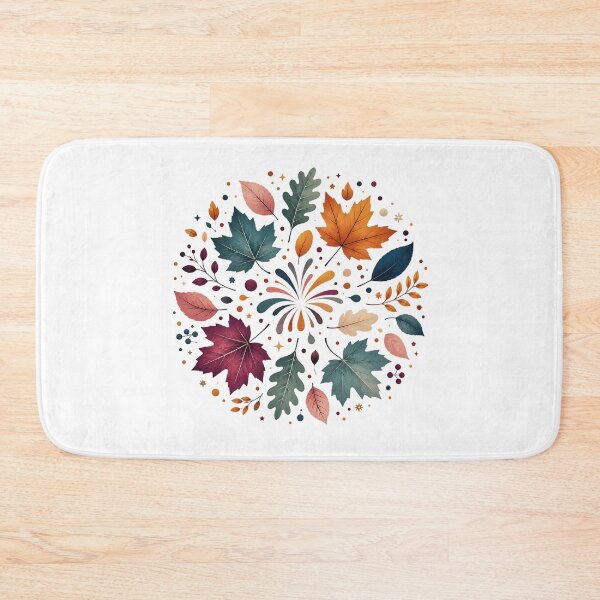 Item preview, Elegant Autumn Leaves Wreath designed and sold by PetalGarden.
