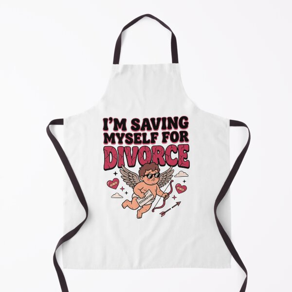 Item preview, Funny Anti-Valentine's Day Cupid Resignation - Saving Myself For Divorce designed and sold by BumbleBloom7.
