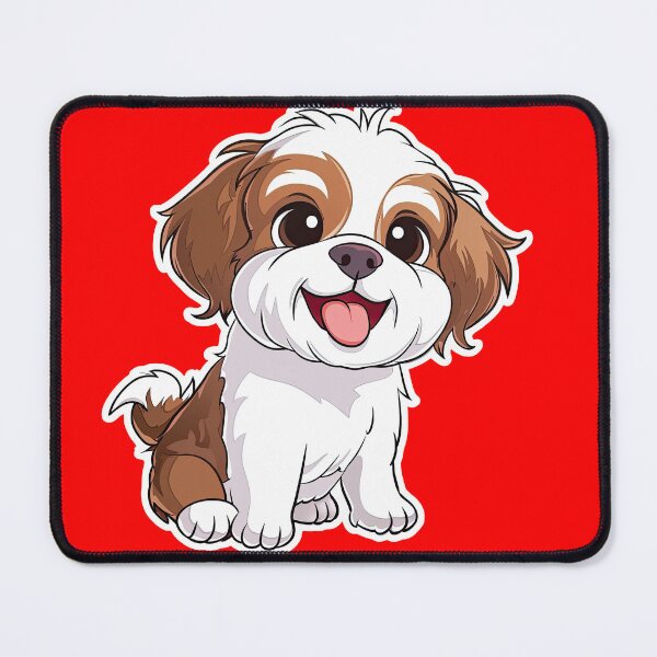 Item preview, Realistic Malshi Puppy Sticker | Cute Maltese Shih Tzu Mix Portrait | Puppy Lover Gif designed and sold by TheTodayTribe.