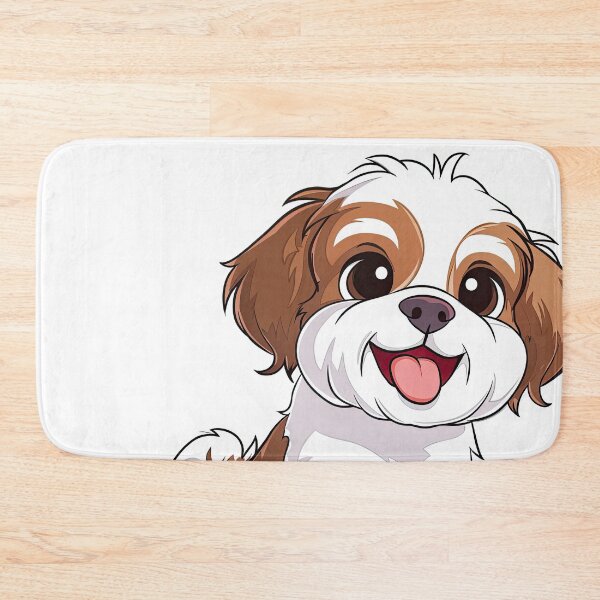 Item preview, Realistic Malshi Puppy Sticker | Cute Maltese Shih Tzu Mix Portrait | Puppy Lover Gif designed and sold by TheTodayTribe.