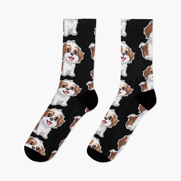 Item preview, Realistic Malshi Puppy Sticker | Cute Maltese Shih Tzu Mix Portrait | Puppy Lover Gif designed and sold by TheTodayTribe.